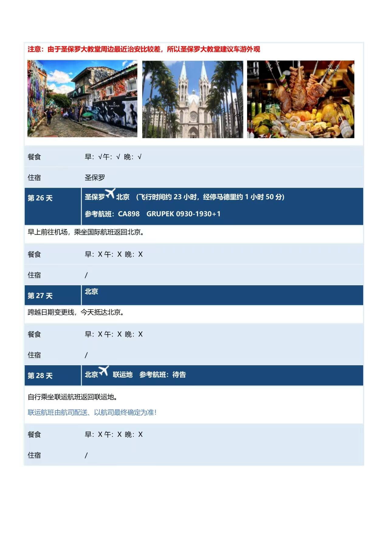 中南美9国28天深度 行程图 26